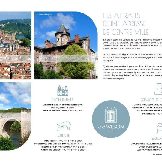  AGENCE IMMOBILIERE MARIN : Appartement | CAHORS (46000) | 41 m2 | 194 560 € 