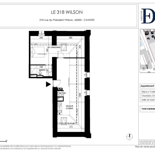  AGENCE IMMOBILIERE MARIN : Appartement | CAHORS (46000) | 41 m2 | 194 560 € 